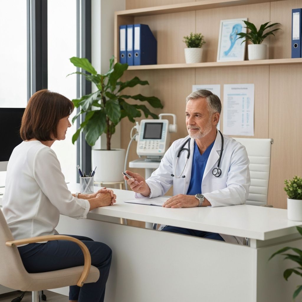 Surgeon patient consultation